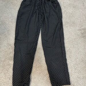 Black Polka Dot Pants